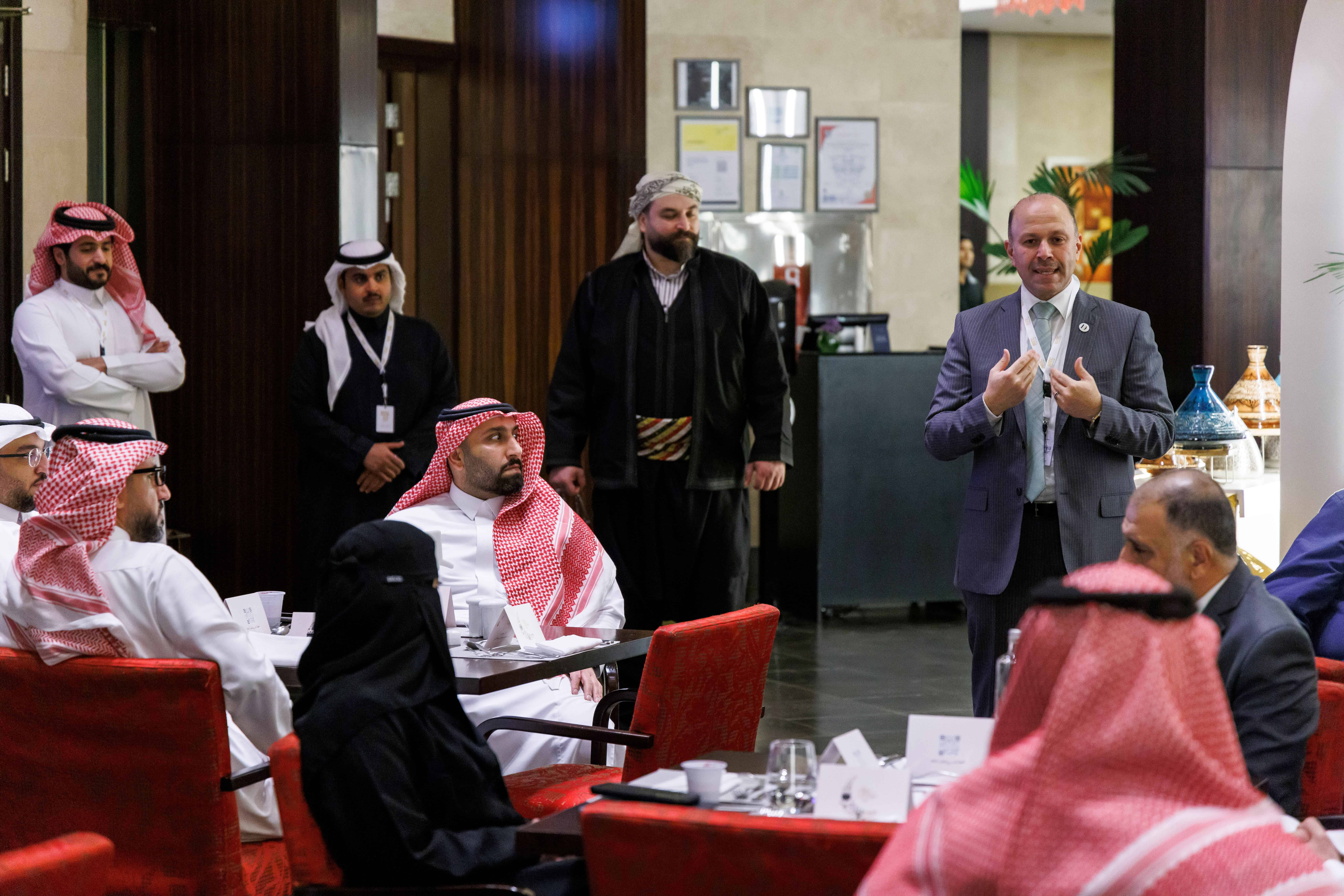 سحور رمضاني بدعوة من مركز HDTC فرع الرياض